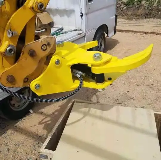 PC100-3 excavator with tree shears,tree cutters for sale