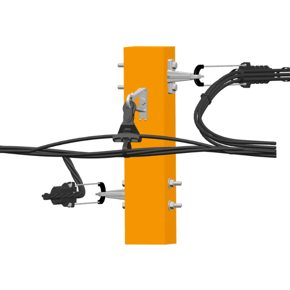 China Supplier Overhead Line Plastic PA1500 Cable Clamp/Anchoring Clamp/Dead End Clamp