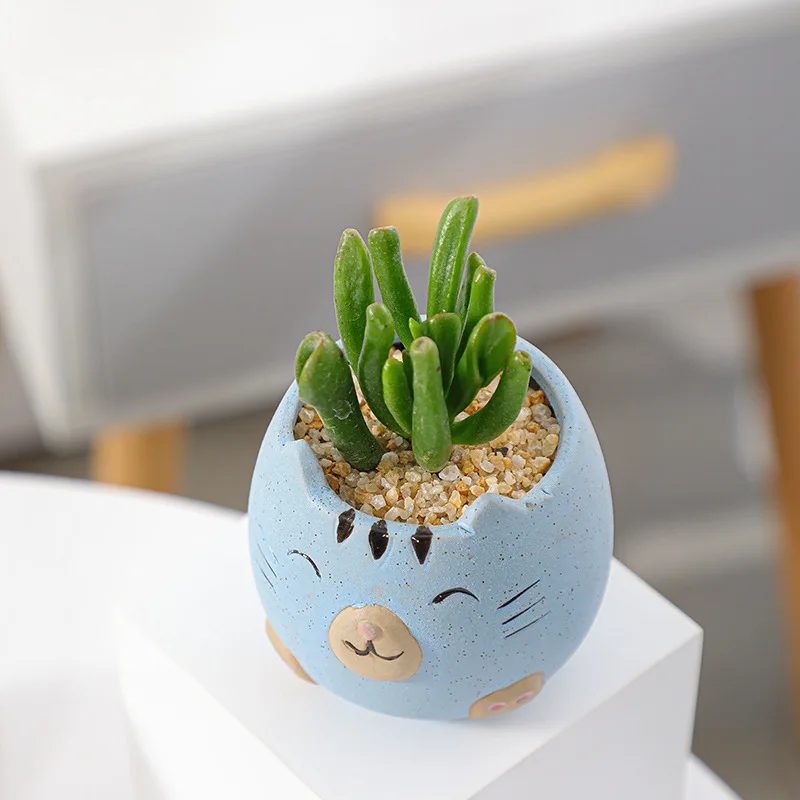 Planter Plant Pots Garden Home Decoration Colorful Nordic Tea Wholesale Ceramic Flower