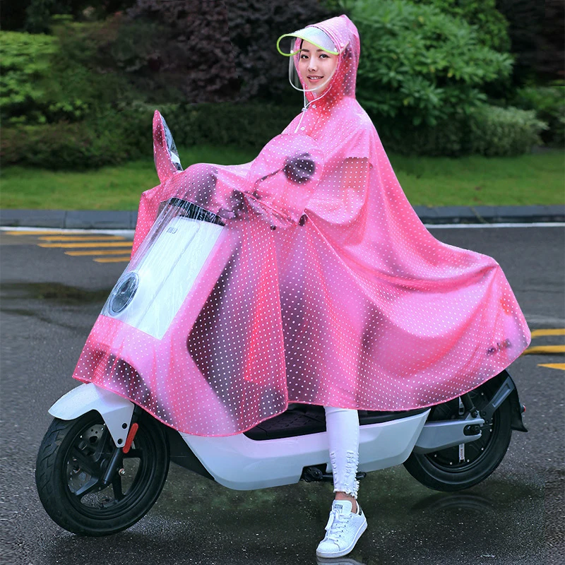 Waterproof recycled plastic Pink red white extra large Clear rain ponchos reusable bulk poncho with logo for UK Australia
