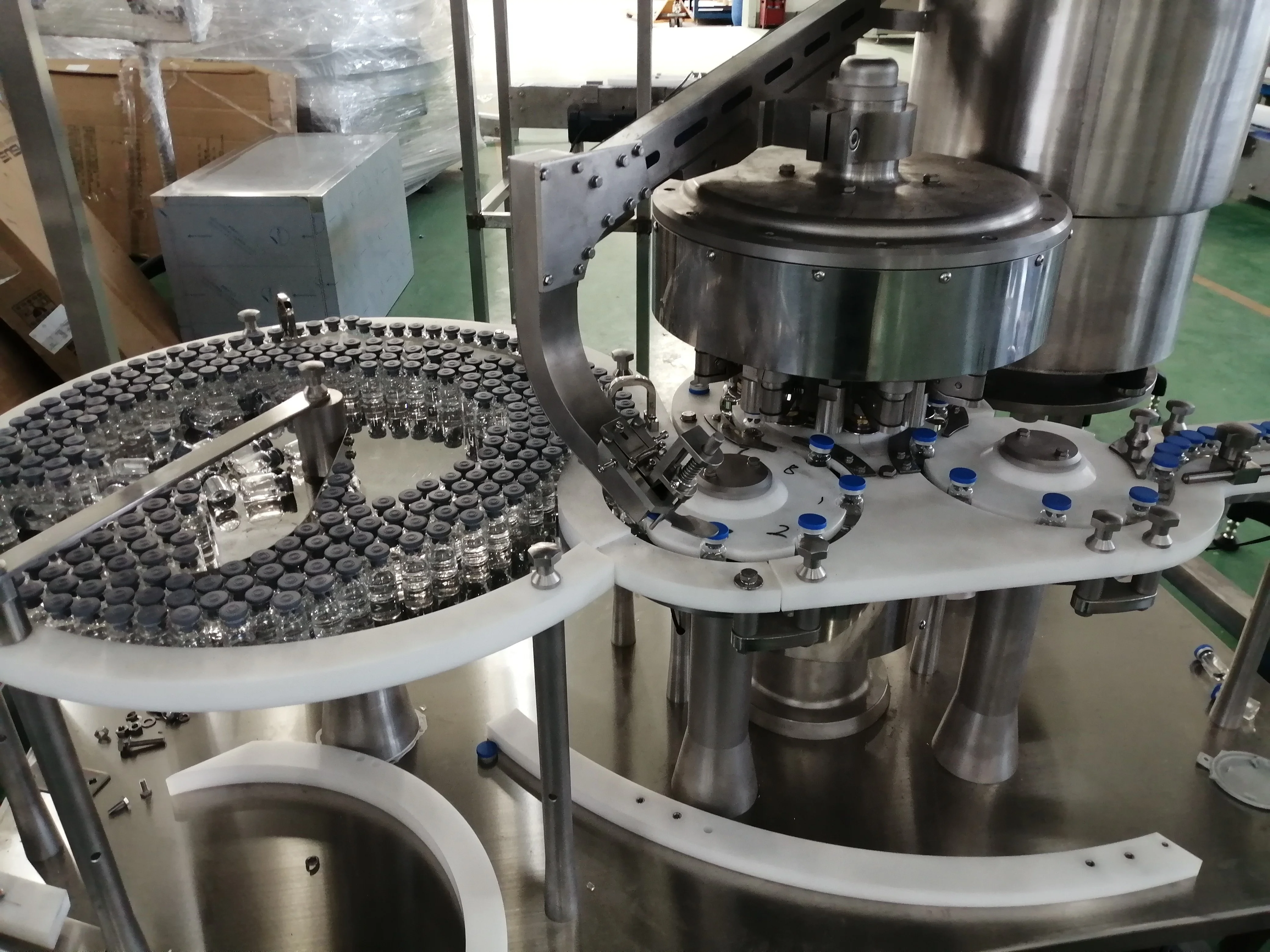 Pharmaceutical Industry Production Line Injection Liquid Vial Filling and Capping Machinery Equipment