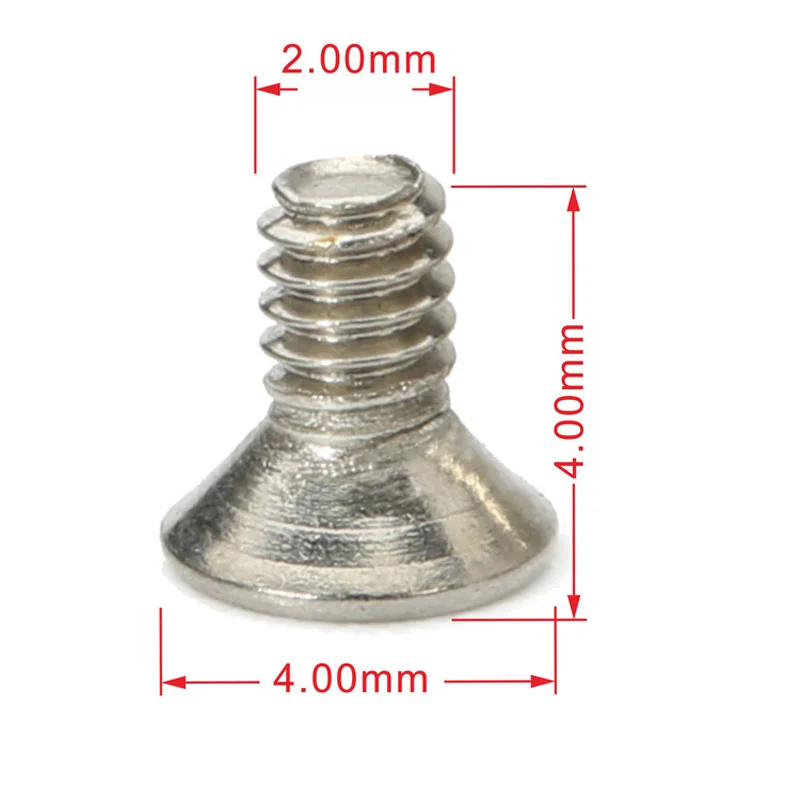 Stainless Steel Precision M0.7 M1.0 M1.2 Mini Small Screw for Watch