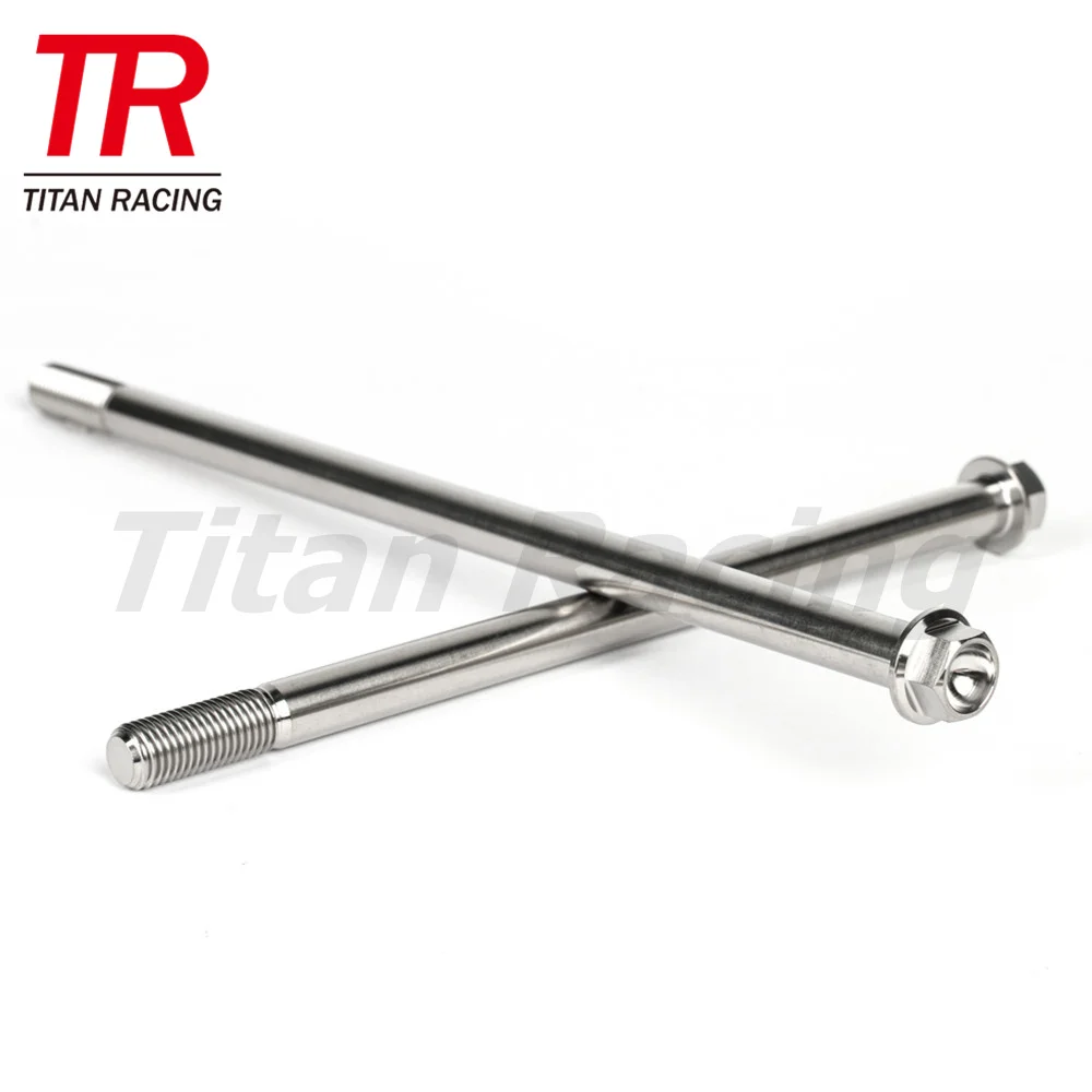 High strength custom M8 hex GR5 Ti-6al-4v bolts screws fasteners titanium flange bolt