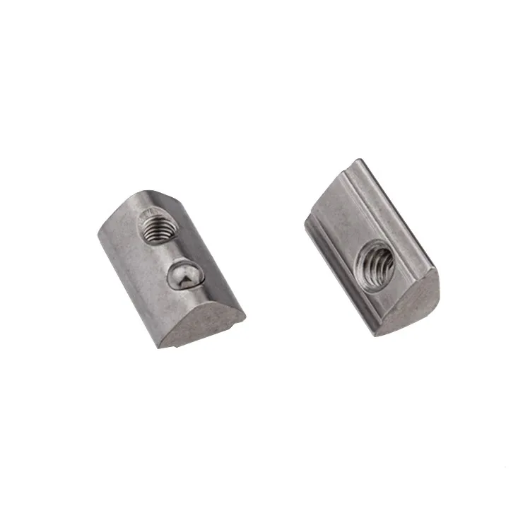 M4 M5 M6 M8 carbon steel stainless steel spring locking t slot nut 2A16.D-2H02C