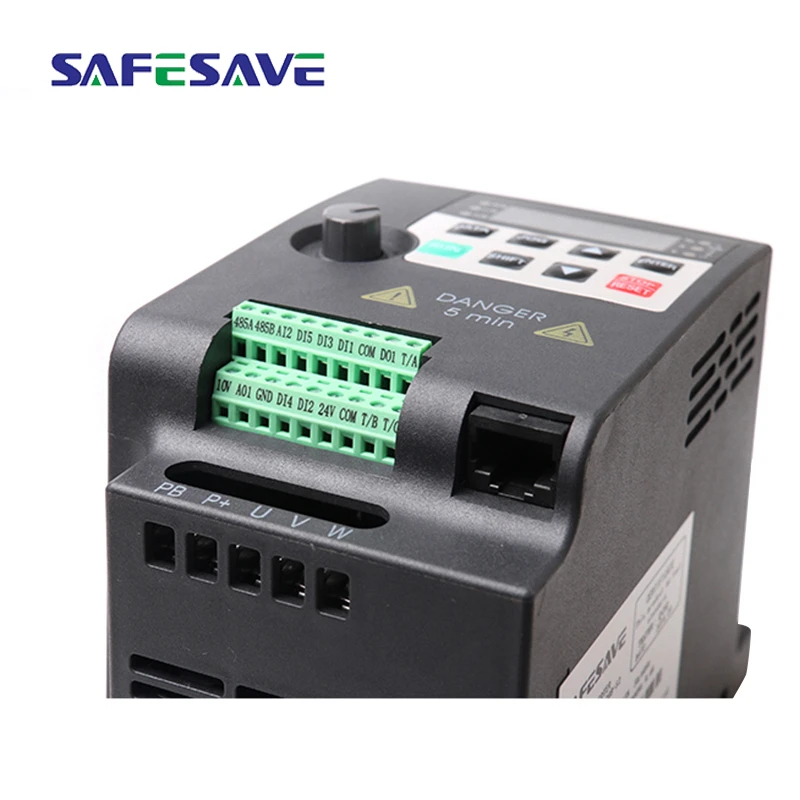 220v 2.2kw 3hp frequency converter single phase input variable frequency drive for face mask machine