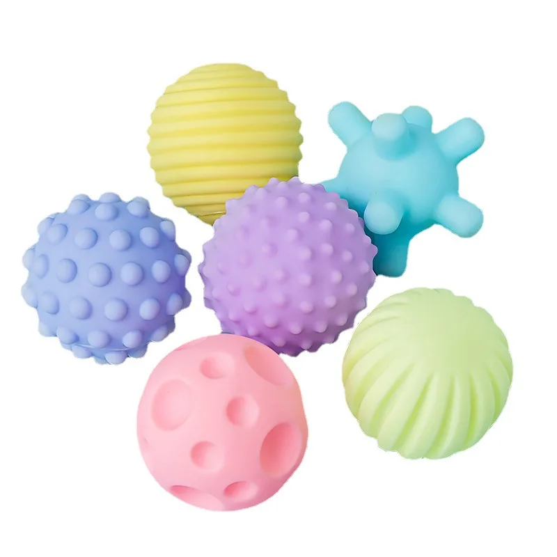 Baby Toy Sensory Balls Set Textured Hand Touch Grasp Massage Ball Infant Tactile Senses Development Toys For Babies 0 12 M Games