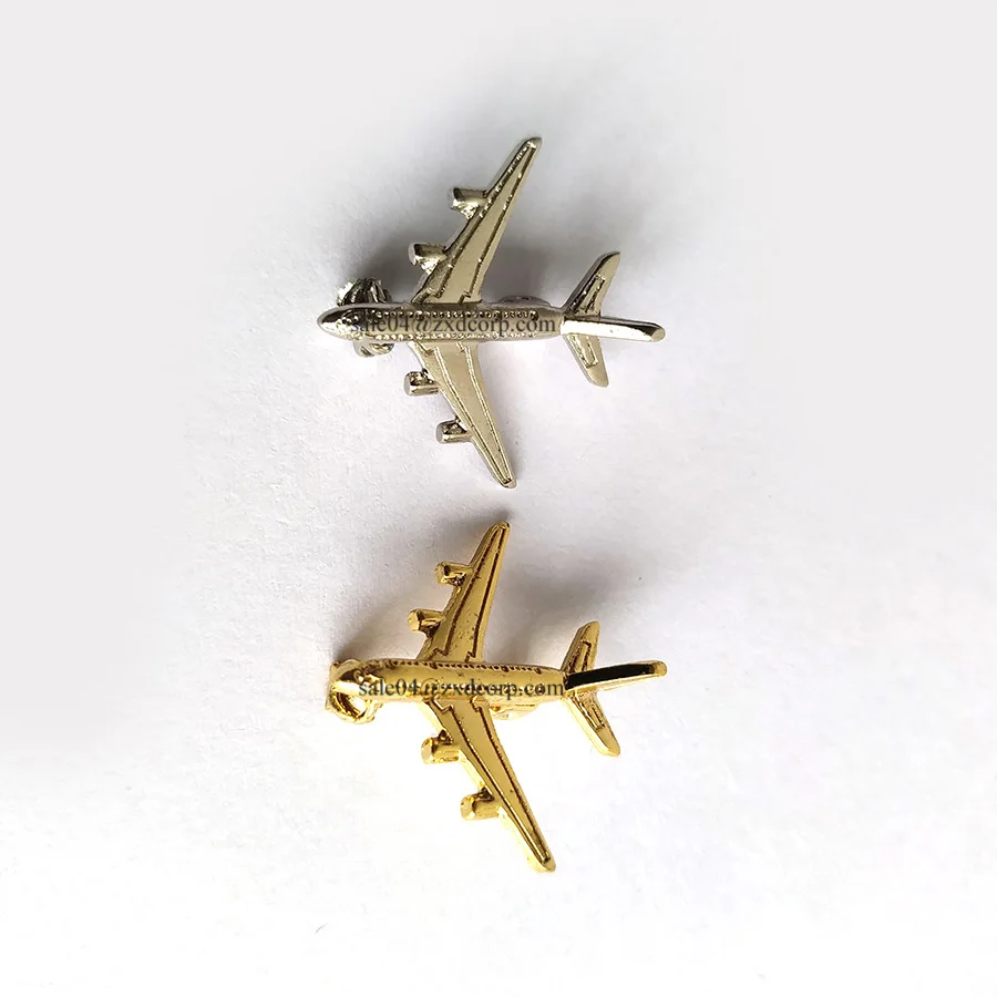 
Custom 3d Die Cast Emirates Airbus A380 Badge Wholesale Aircraft Airplane Lapel Pins 