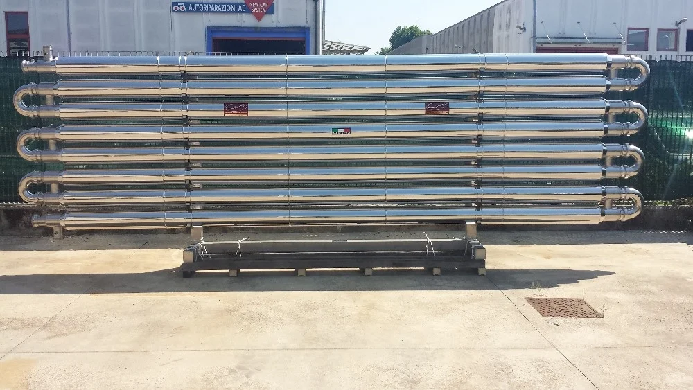 
TUBE IN TUBE HEAT EXCHANGER FOR WINE 