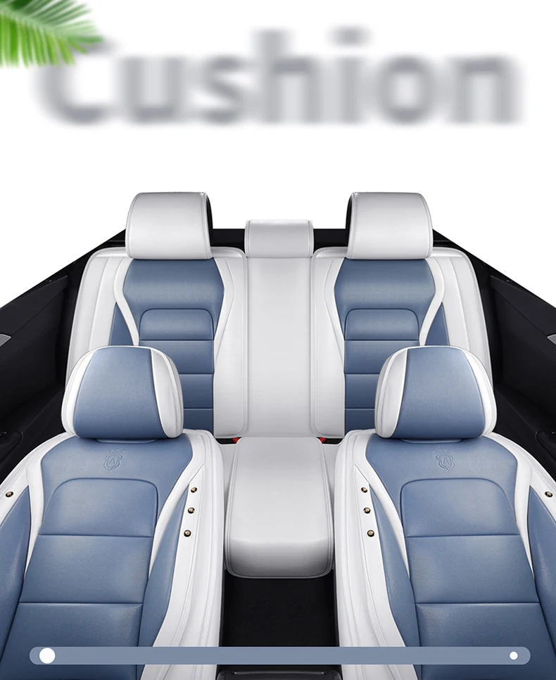 Sports Style  PU Leather Car Seat Covers Full Set Protector for Acura RDX 2008-2022