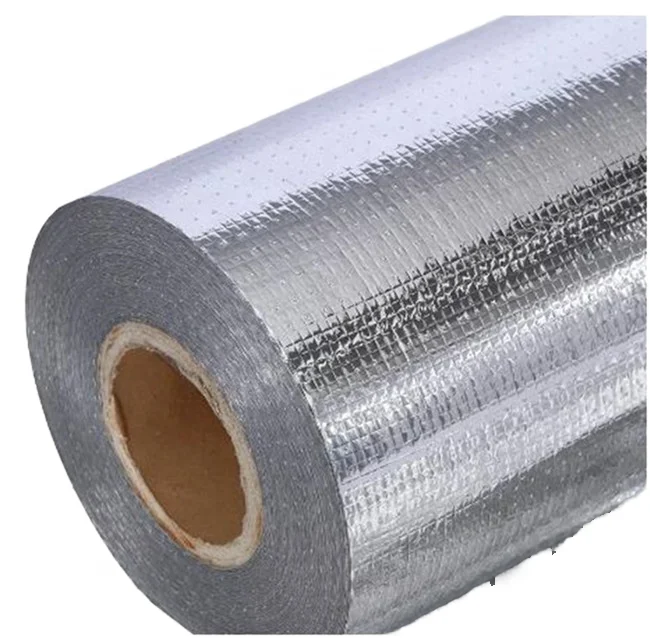 aluminum foil woven fabric reflective foil faced insulation