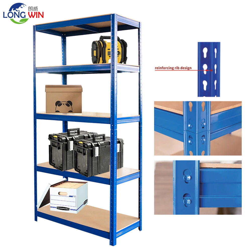 Heavy Duty Storage Rack 5 Shelf Tier Garage Shelving Unit Home Organizer Shelves
