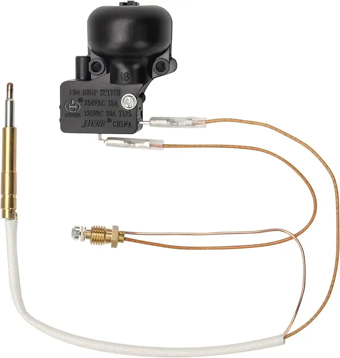 Gas Patio Heater Parts Thermocouple and Anti Tilt Switch,Fits for Patio and Room Heater Garden Outdoor Heater Accessories
