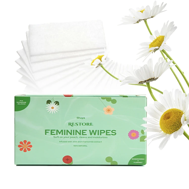 Personal Cleansing Wipes Travel Pack Natural Feminine Intimate Wipes For Fresh And Health Skin