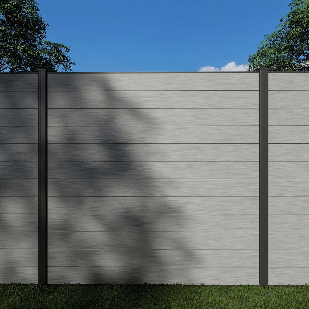 Easy Installation Durable Weather Resistant Anti-Uv Waterproof Privacy Diy Composite Fence