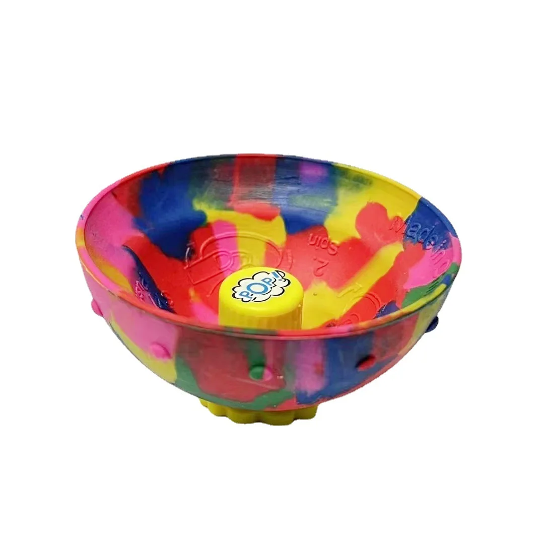 2022 Hot 45mm Funny Hip Pop Rubber Bouncing Jumper Ball for Kids Bouncy Bowl Ball Hip Hop Pops Toy