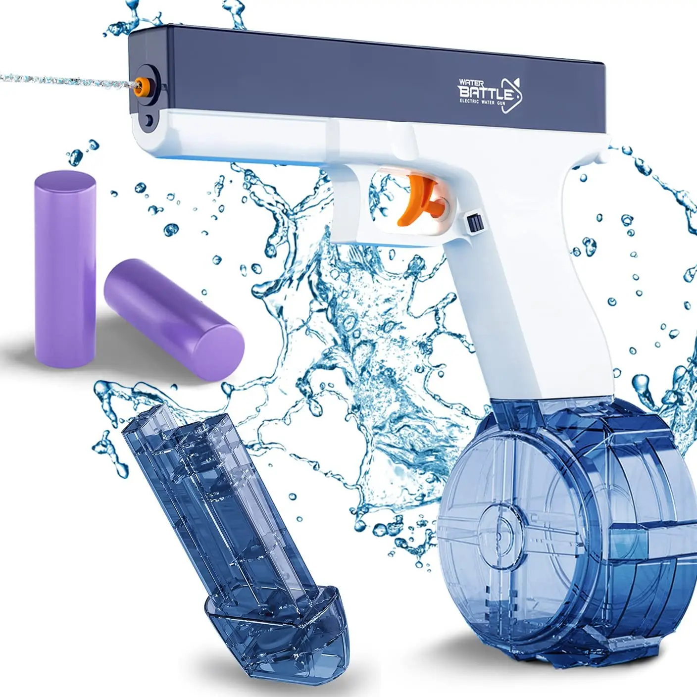 low price water gun manufacture custom logo summer toys battery powerful automatic squirt gun electric water gun for kids