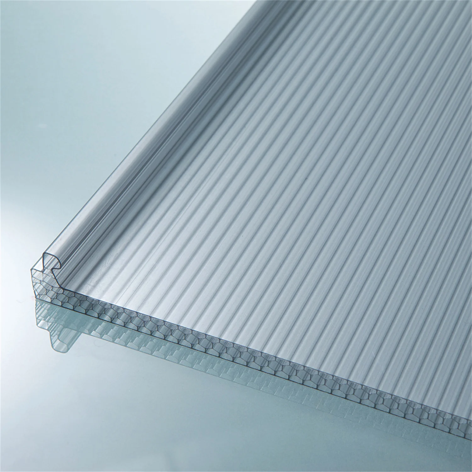 Four wall Honeycomb type Polycarbonate Sheet D-Structure multiwall polycarbonate sheet