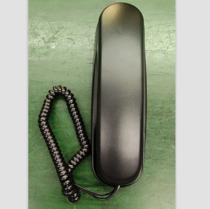 Wall mounted slim phone with waterproof and moistureproof for hotel bathroom phone