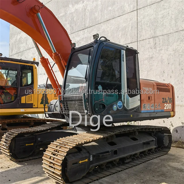 Экскаватор б/у Hitachi экскаватор ZX200-3 200-6 распродажа запас экскаватора достаточно подержанный средний размер 20 тонн из Японии
