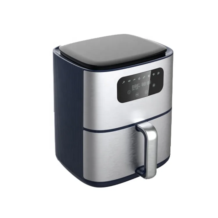 Household Big Capacity Kitchen Appliances NO Oil Air Fryers 4.5L Non-Stick Silicone Coating Basket Air Fryer