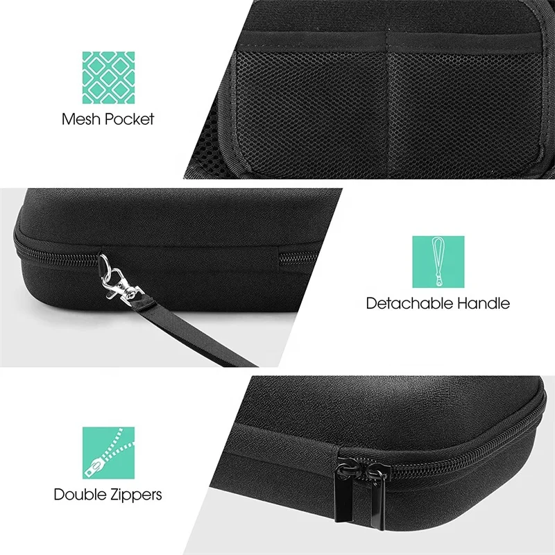 Custom Electronic Cable Organizer Bag-EVA Hard Drive Travel Case - Waterproof and Portable Charger Case USB Cord Organizer