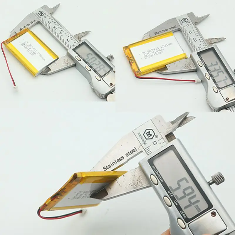 
Custom Micro 603450 3.7V 1200mAh Lipo Battery For Electric Products 