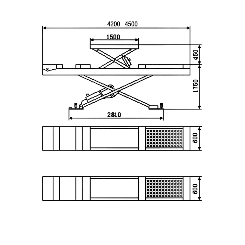 Compact Vehicle Car Lifting Equipment for Shop