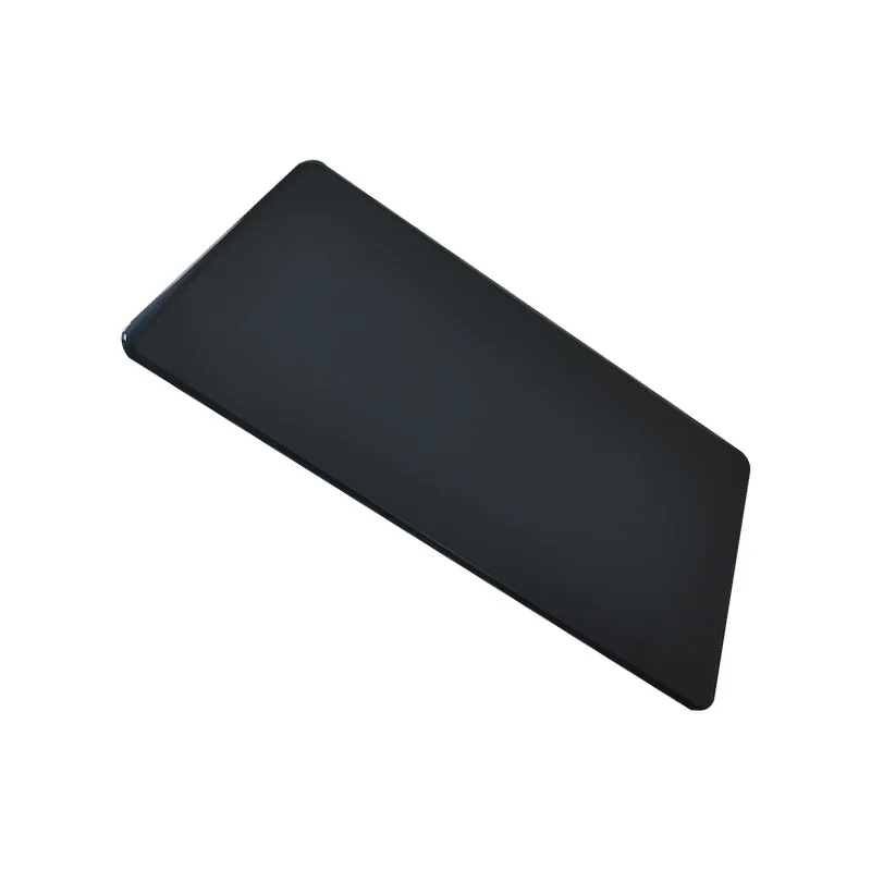 Audio panel multi-specification black glass home appliance touch screen silk screen tempered glass panel customization