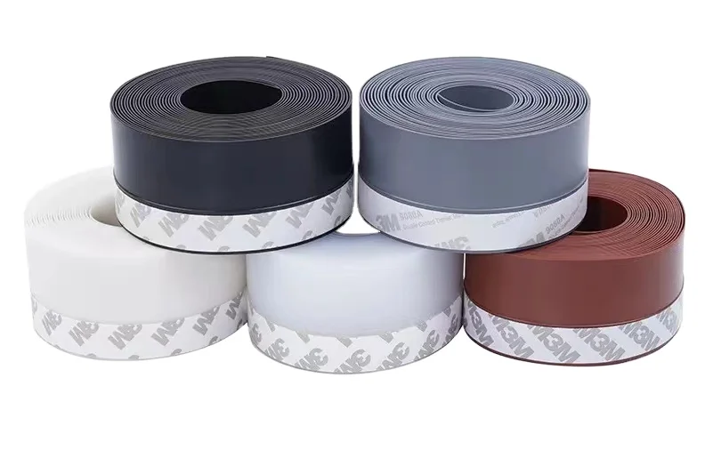 Silicone Weather Stripping Under Door Draft Stopper Adhesive Tape Door Window Seal Strip