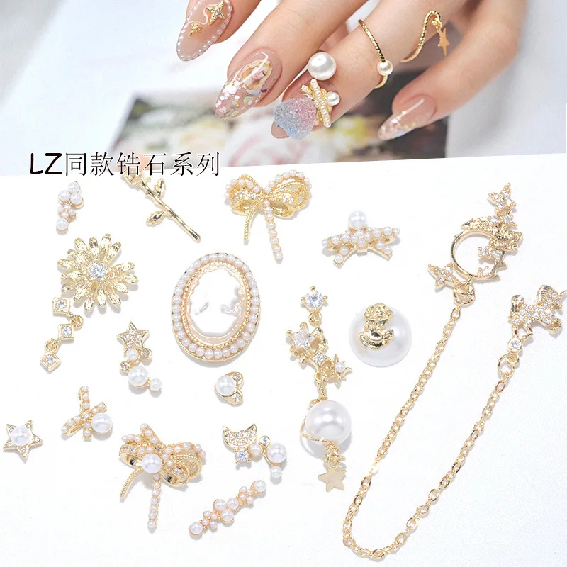 Nail art crystal diamond jewelry parts 3D design nail diy art decoration nail accessories