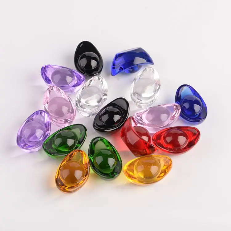 Fengshui Wealth Crystal Wholesale China Ingot Feng Shui Home Decoration Love Crystal Quartz Stone Hand Carved Engraving Model