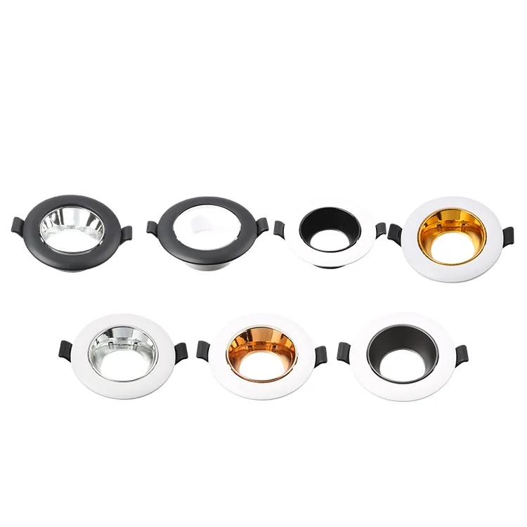 Factory price Hot sales  frame for  MR16&GU10  dimmable adjustable led downlight for housing parts