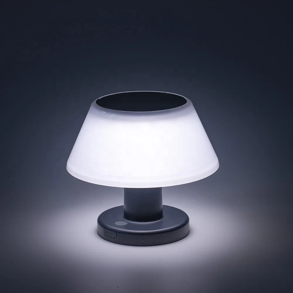 Waterproof Solar Powered Rechargeable Desk Lights Portable Solar Powered Usb Rechargeable Solar Table Lamp For Bedroom Outdoor