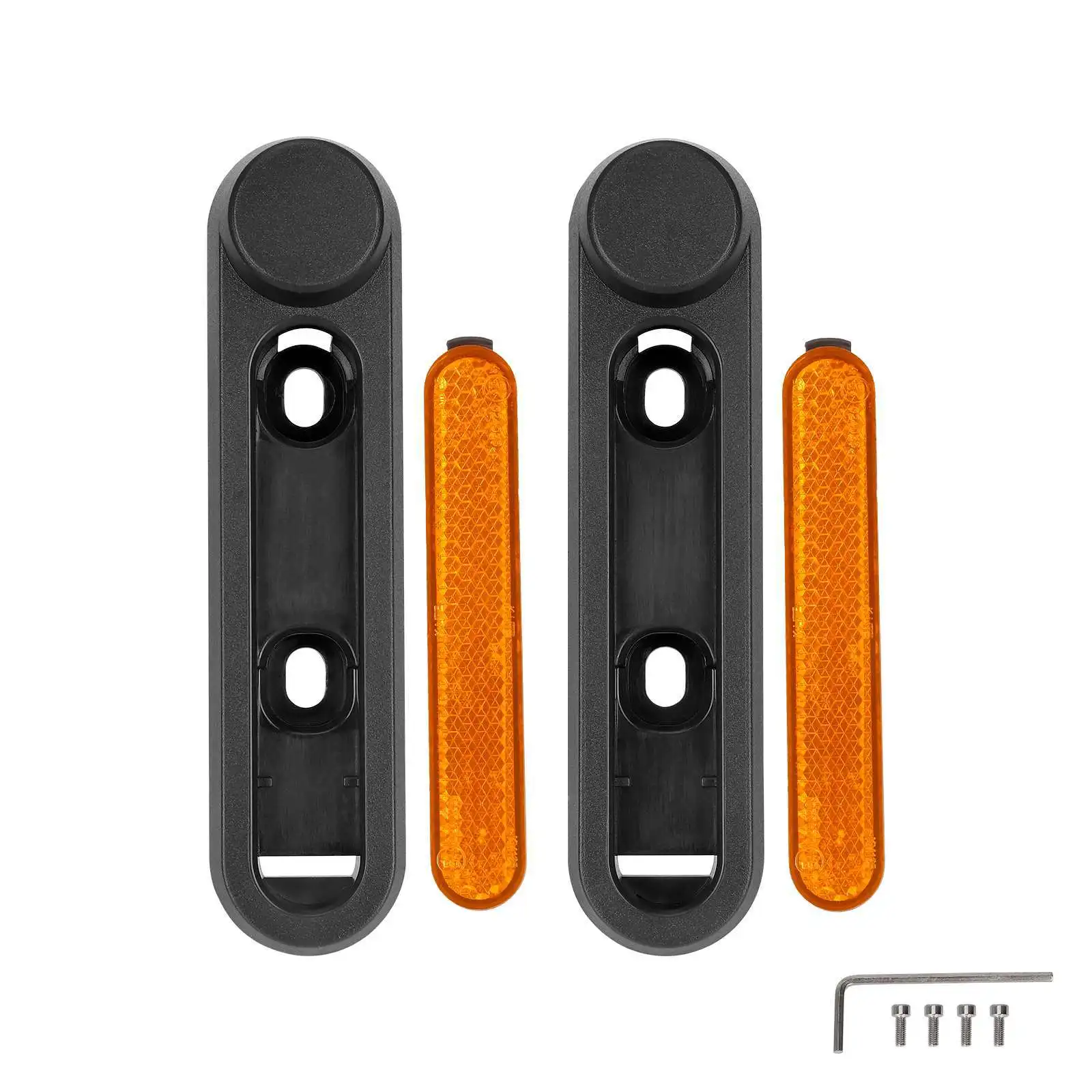 Front Rear Wheel Cover Protect Shell With Reflective Sticker For Ninebot F20 F25 F30 F40 Electric Scooter