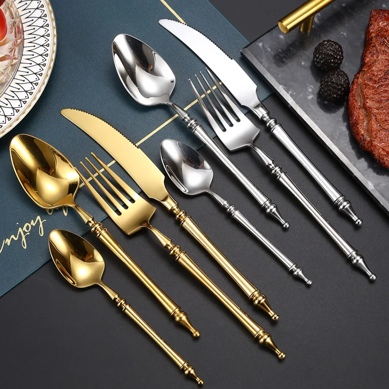 Silverware Flatware Cutlery Set Durable Stainless Steel Tableware