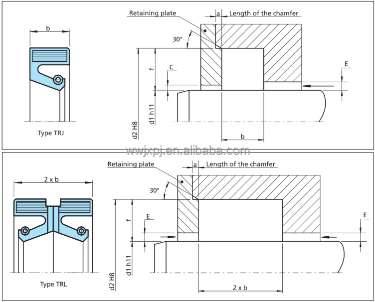 High Quality J Type Rotary Seals Spring Loaded NBR KFM Pump Mechanical Applications Featuring NBR PTFE Silicone-Oil Hydraulic