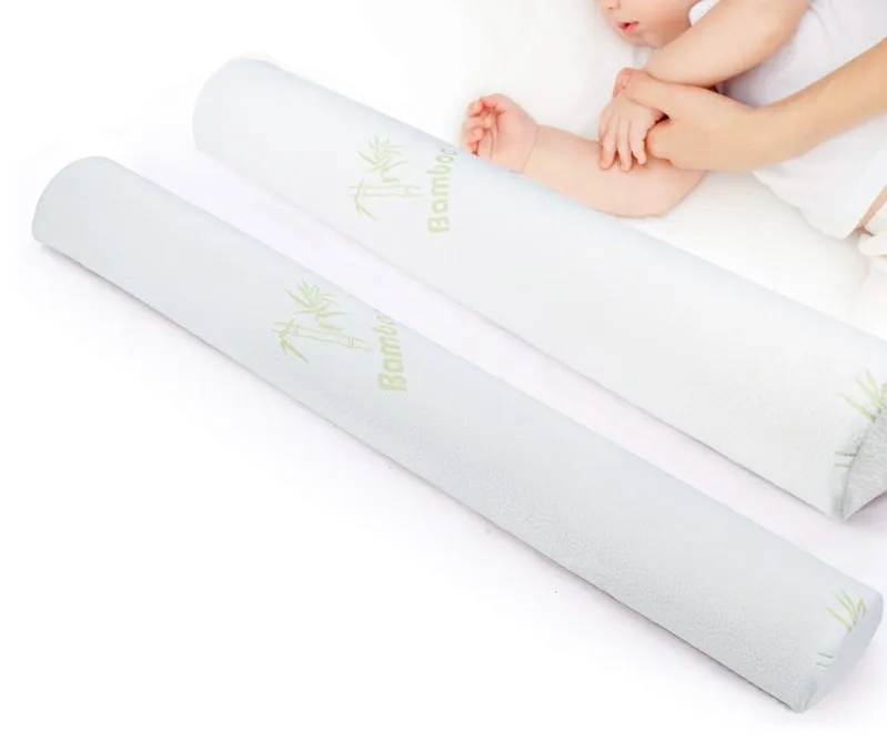 Non-slip Bamboo Fabric Foam Bed Rail for Twin Bed Crib Rail Guard