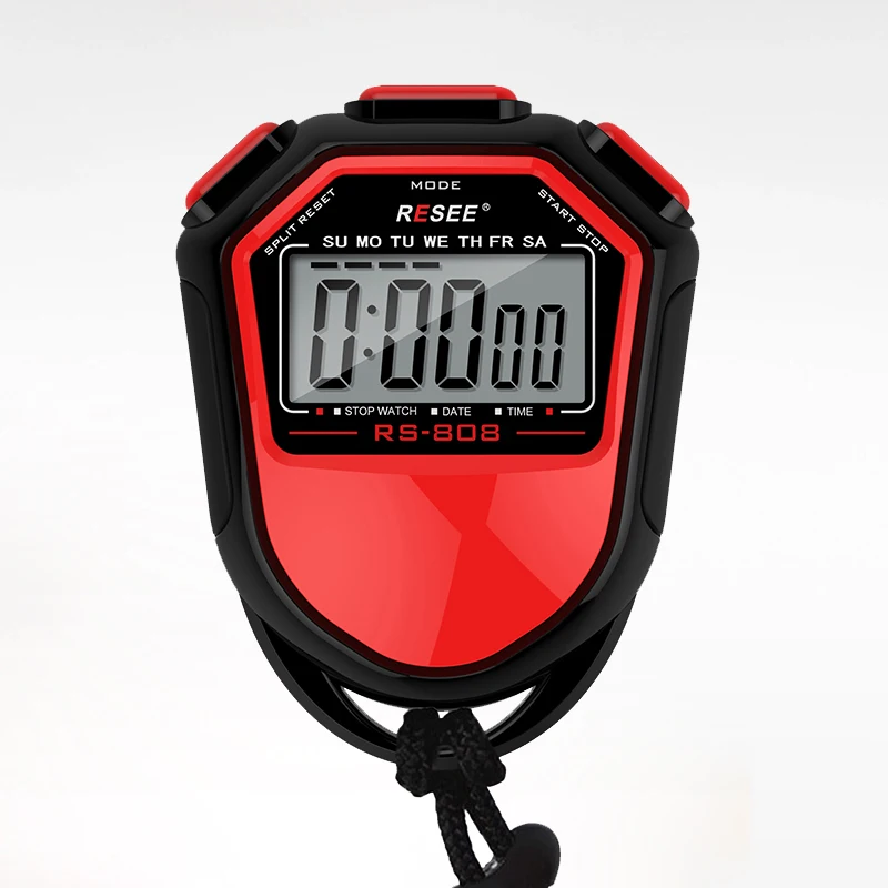 Digital LCD Display in Timer Countdown Stopwatch for Sports Gym Fitness Chronograph Stop Watch Multifunction Customized Unisex