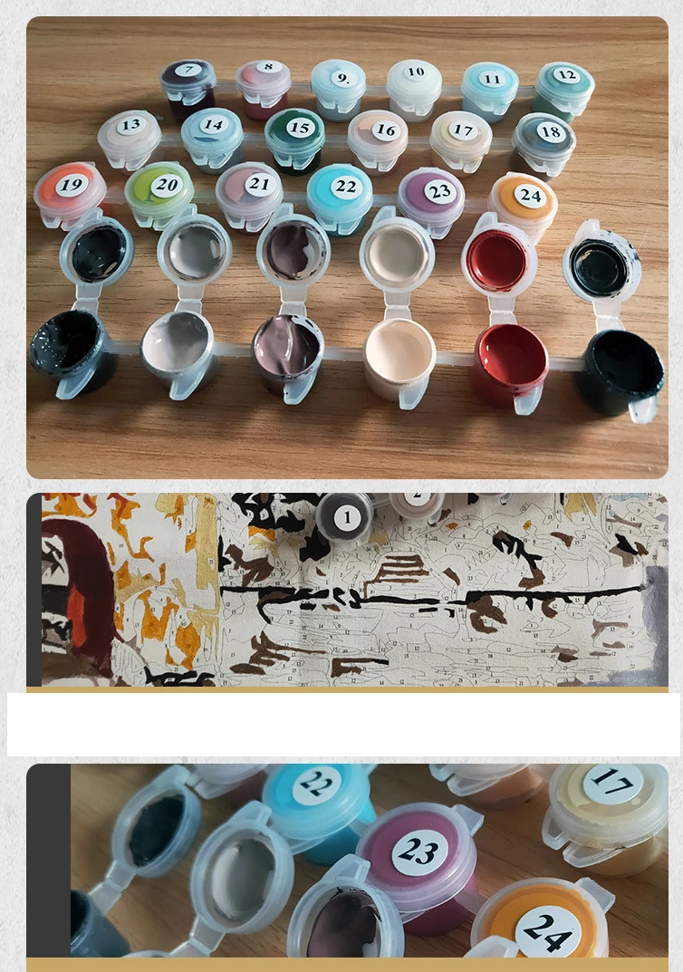 DIY Oil Painting for Gift Home Wall Decor DIY Custom Flower Scenery Paint By Number