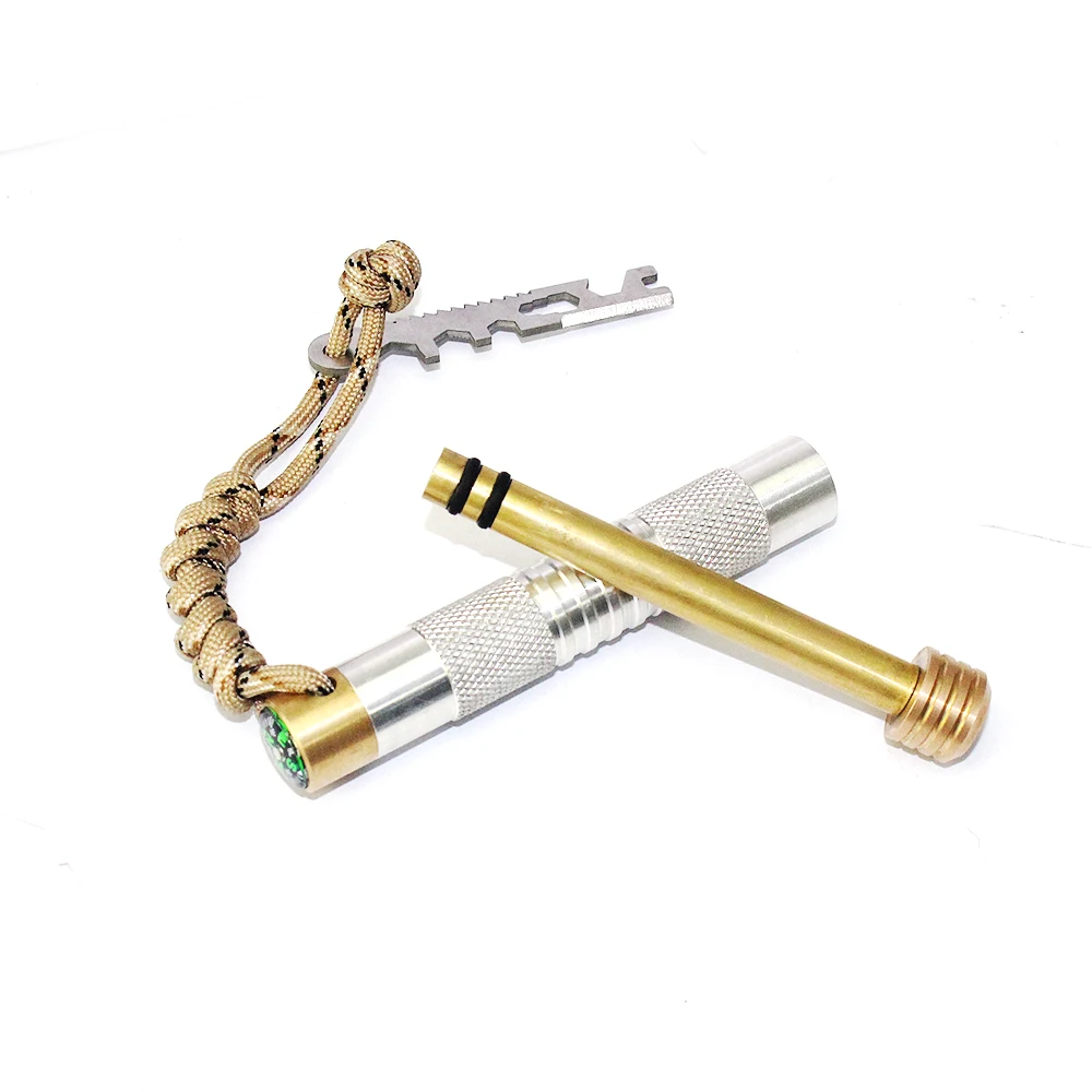 New style Outdoor Survival Make-fire Fire Piston Kit, Wild Environment Camping Piston Fire Starter With Multifunctional Tool Car