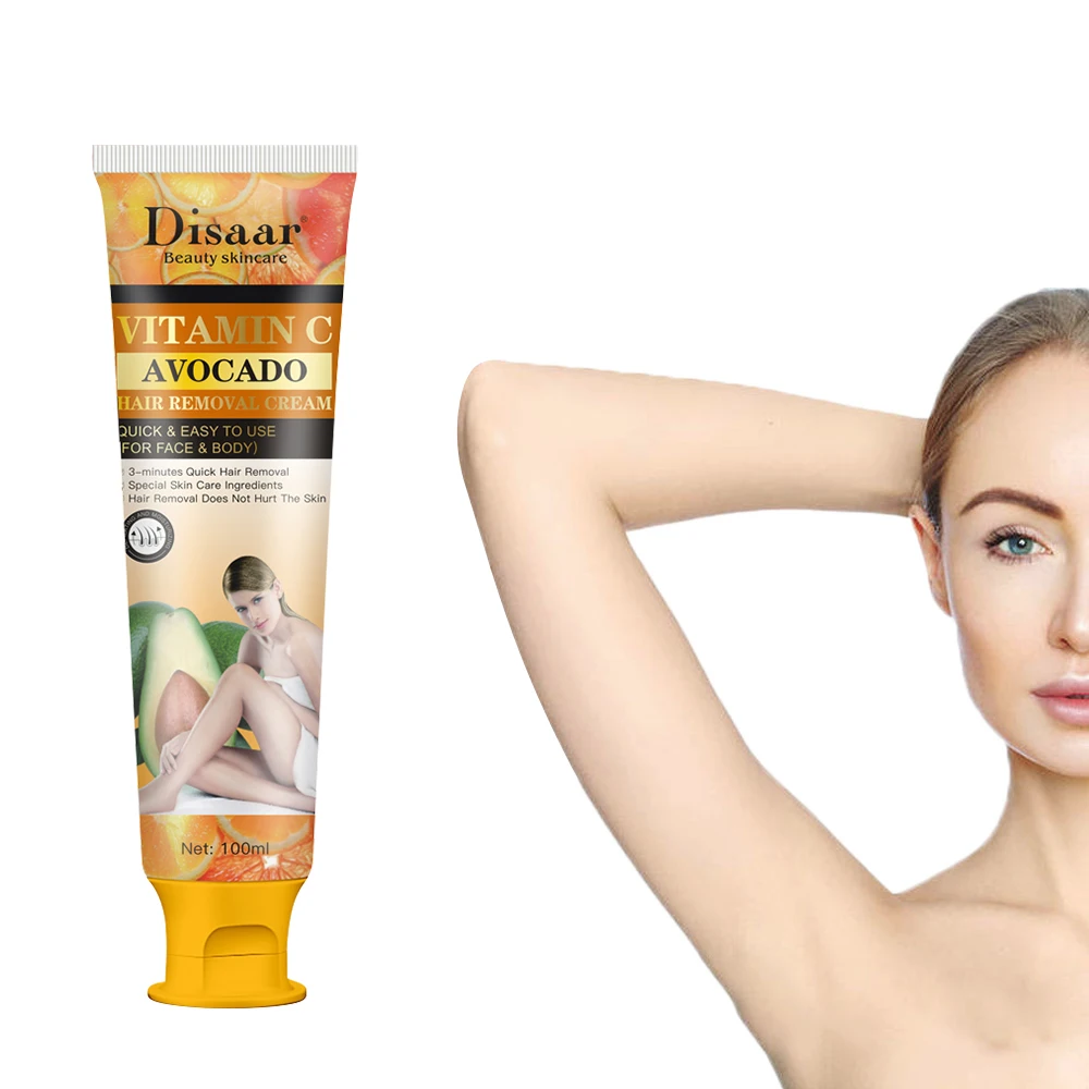 Wholesale Friendly Depilatory Cream Private Label Herbal Organic Men & Women Permanent Body Hair Removal Cream