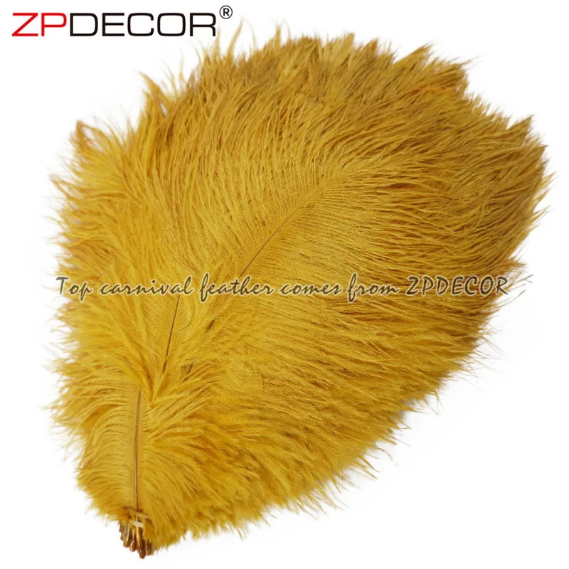  ZPDECOR оптовая продажа дешевых размеров 25-30 см крашеных страусиных перьев для дизайна