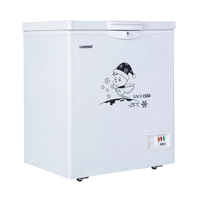 BD-150 Snowsea Single Door Top Open Commercial Ice Cream Frozen Food Gelato Display Chest Freezer Deep Small For Supermarket