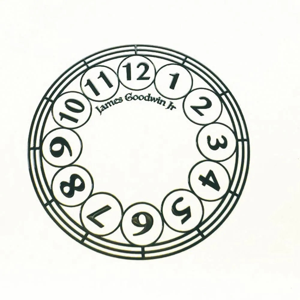 Выполненный на заказ лучший новый циферблатом 3d никель-металл производства Круглый циферблат этикетка наклейка