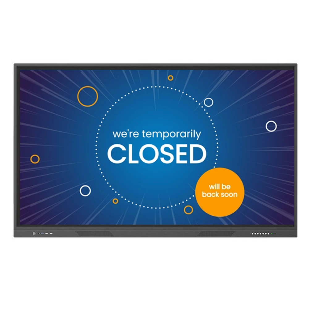 55 Inch Interactive Smart Board Digital Led backlight Lcd Display Touch Screen Flat Panel For Office meeting