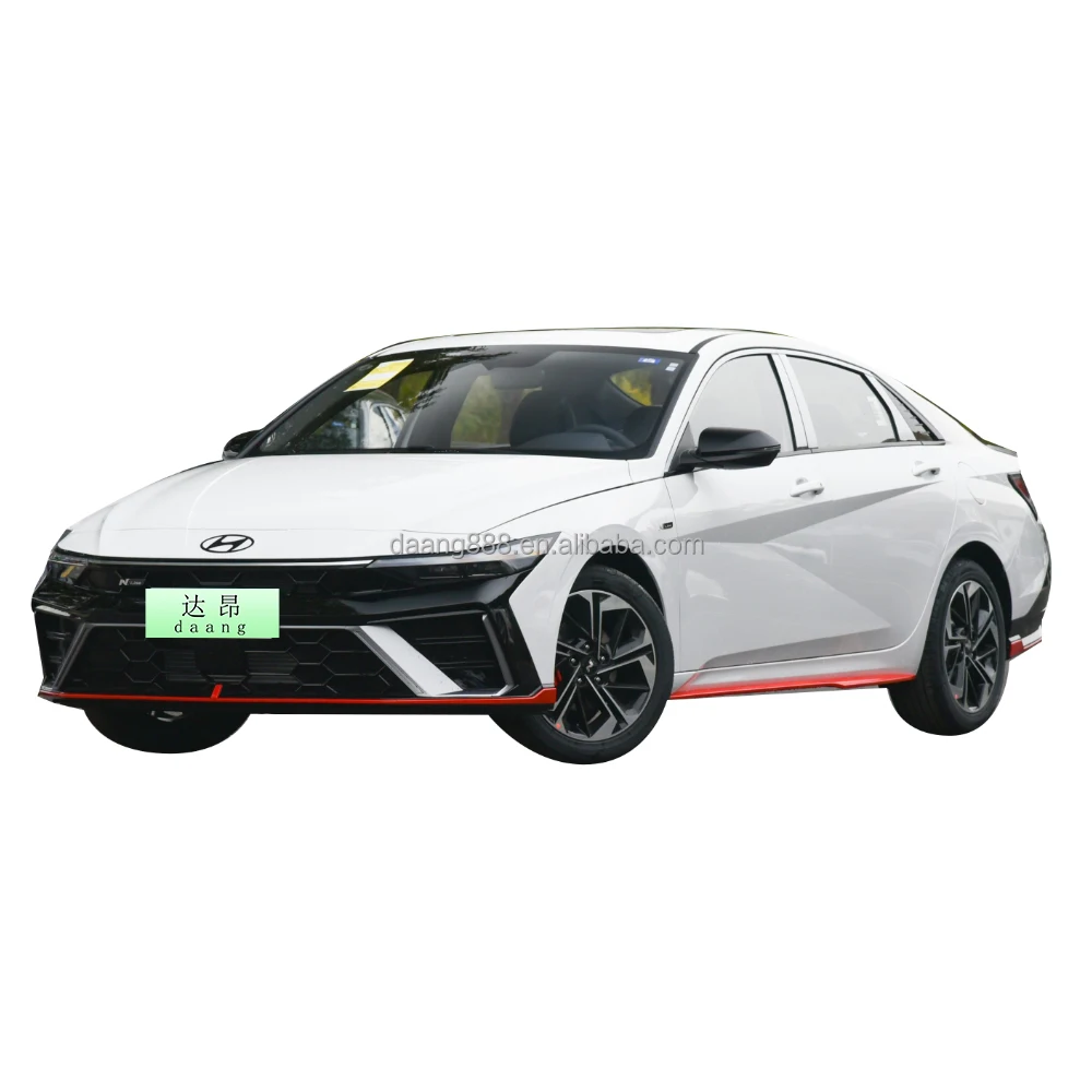 Made in china auto 2024 Hyun-dai Elantra N Line automatic 4-door 5-seat Family Car Gasoline Vehicle with sunroof and Rear Camera