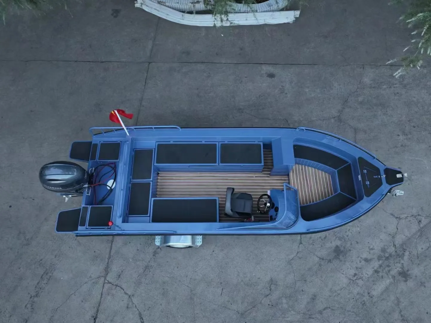 Aluminum Plate Rowing Boat Fishing Boat