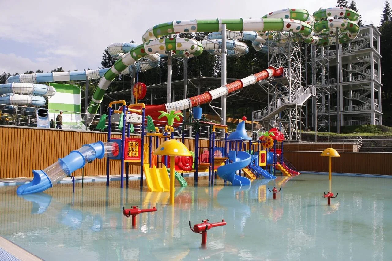 2021 water slide design aqua park water park swimming pool slides water playground
