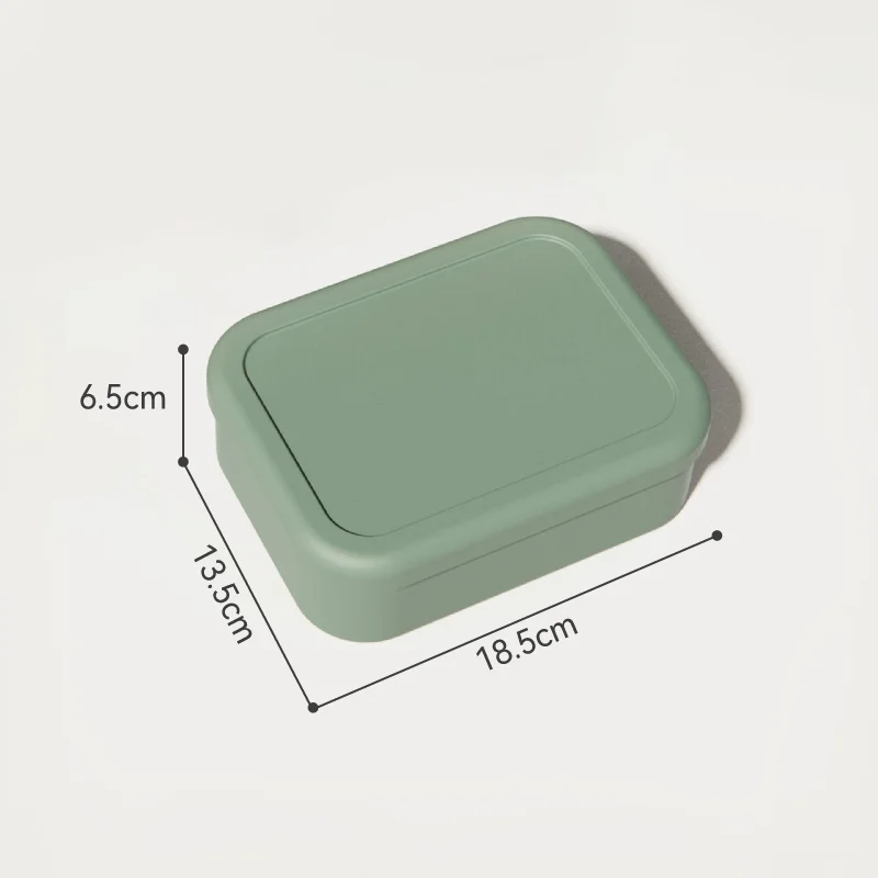 Hot Sale Foldable Food Storage Container Snack Box Bpa Free 3 Divider Lunch Bento Box Kitchen Silicone Lunch Boxes Sets For Kids