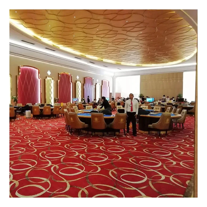 Luxury Nylon polyester printed carpet for hotel carpet casino islam mosque carpet